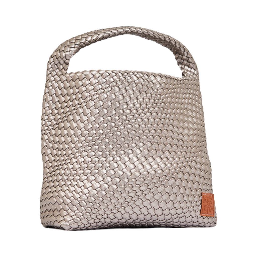 Woven Tote Bag L - Titanium
