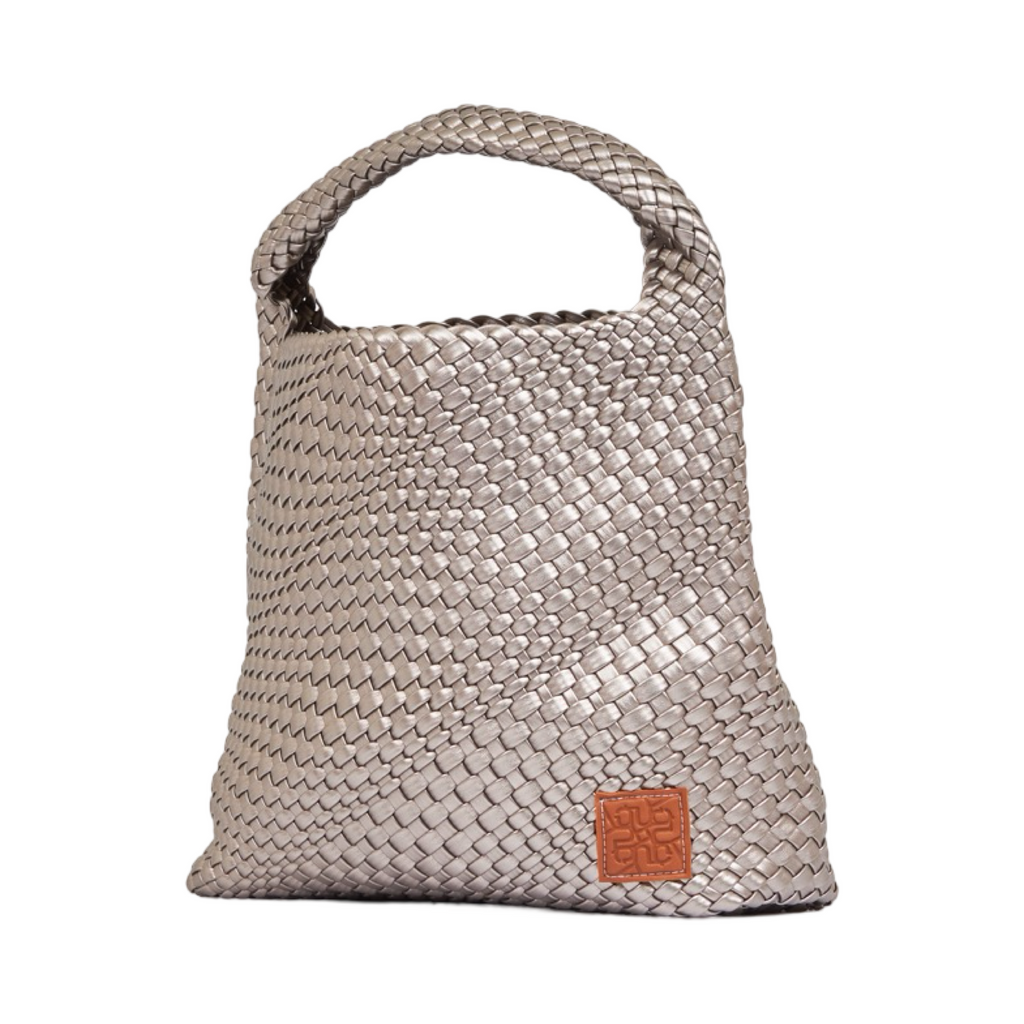 Woven Tote Bag L - Titanium