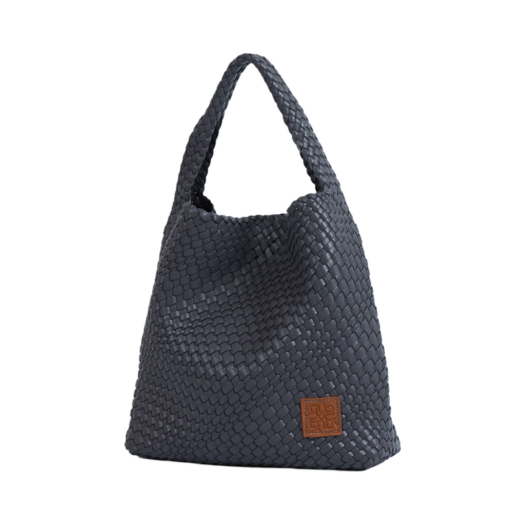 Woven Tote Bag L - Dark Grey