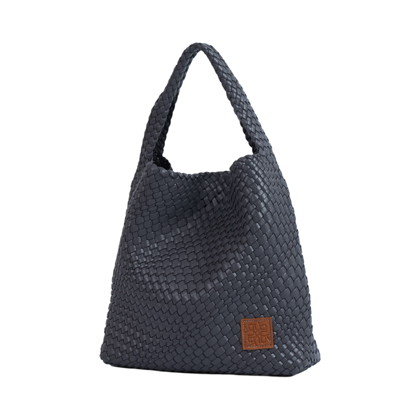 Woven Tote Bag L - Dark Grey