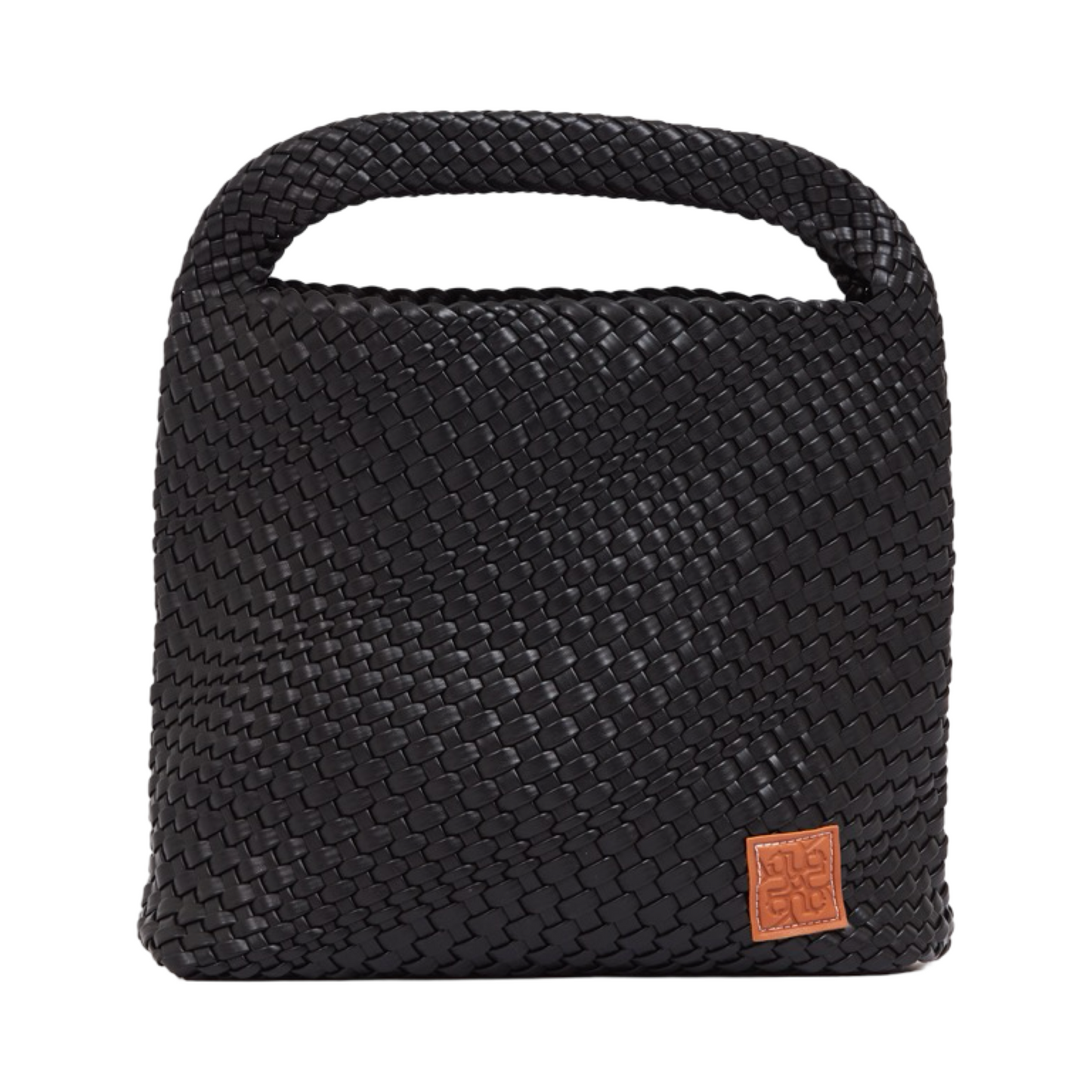 Woven Tote Bag - Black
