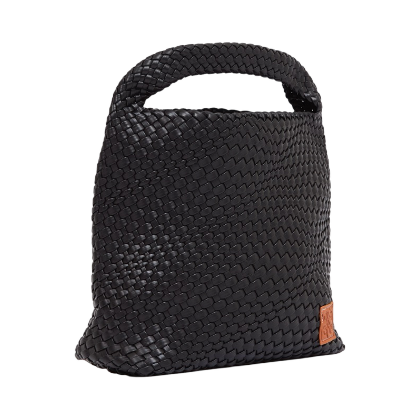 Woven Tote Bag - Black