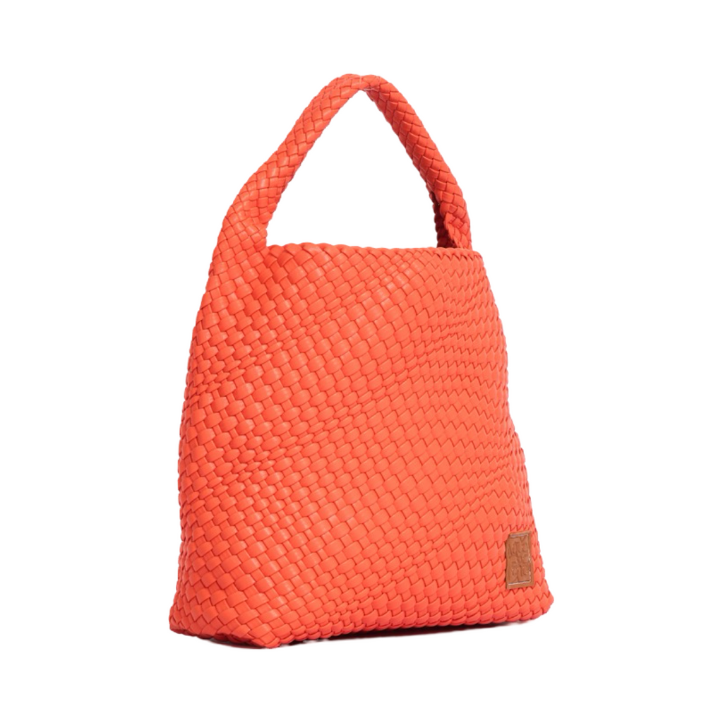 Woven Tote Bag L - Orange