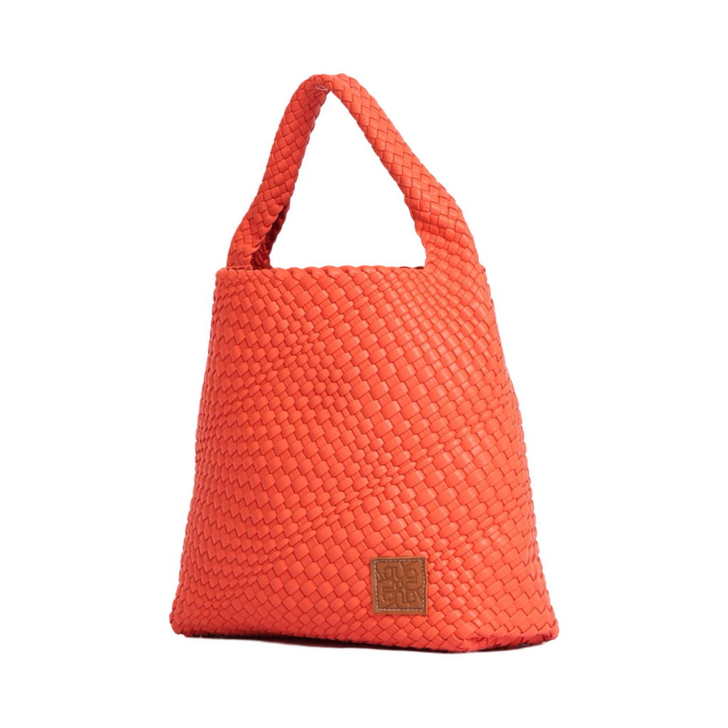 Woven Tote Bag L - Orange