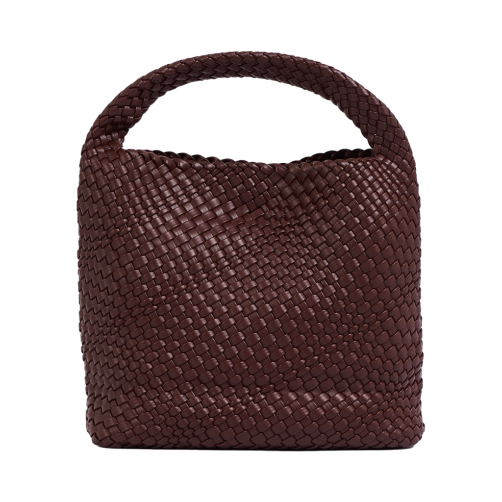 Woven Tote Bag L - Dark Chocolate