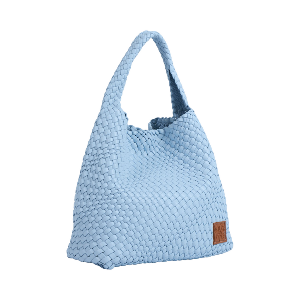 Woven Tote Bag L - Sky Blue