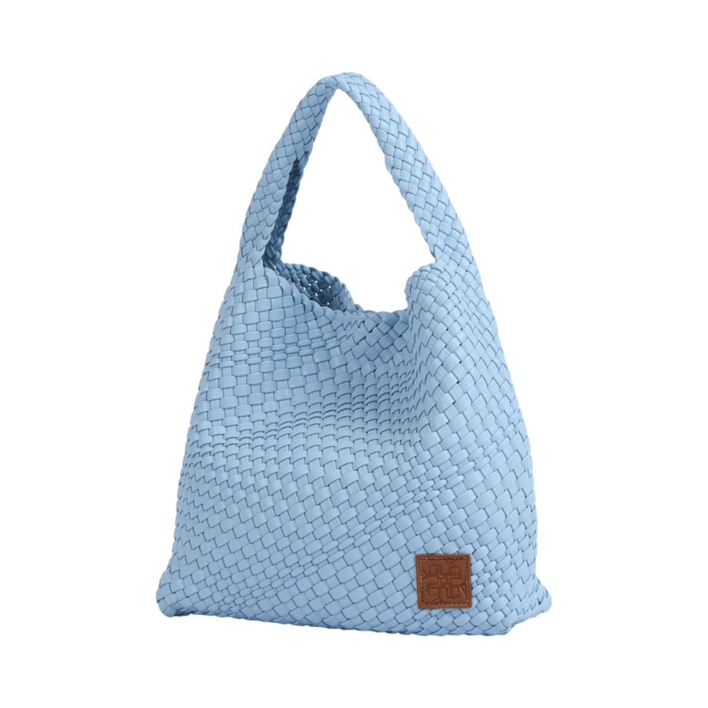 Woven Tote Bag L - Sky Blue