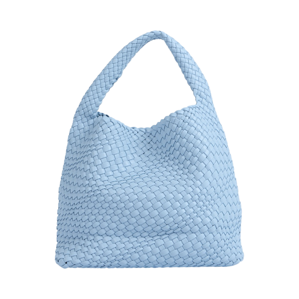 Woven Tote Bag L - Sky Blue