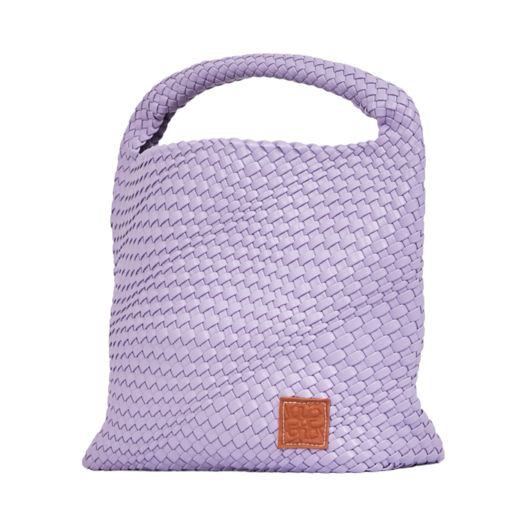 Woven Tote Bag L - Lavender