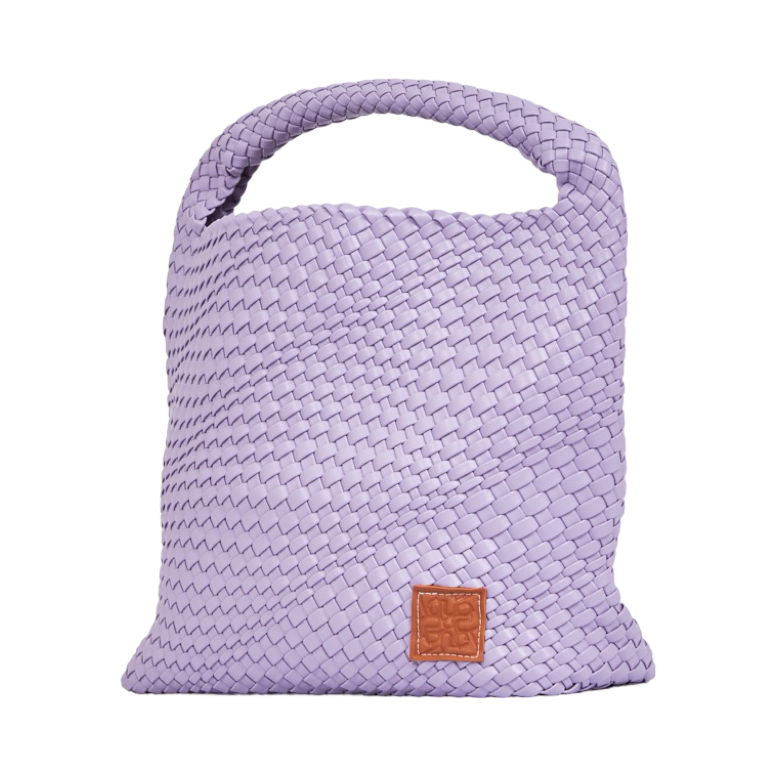 Woven Tote Bag L - Lavender