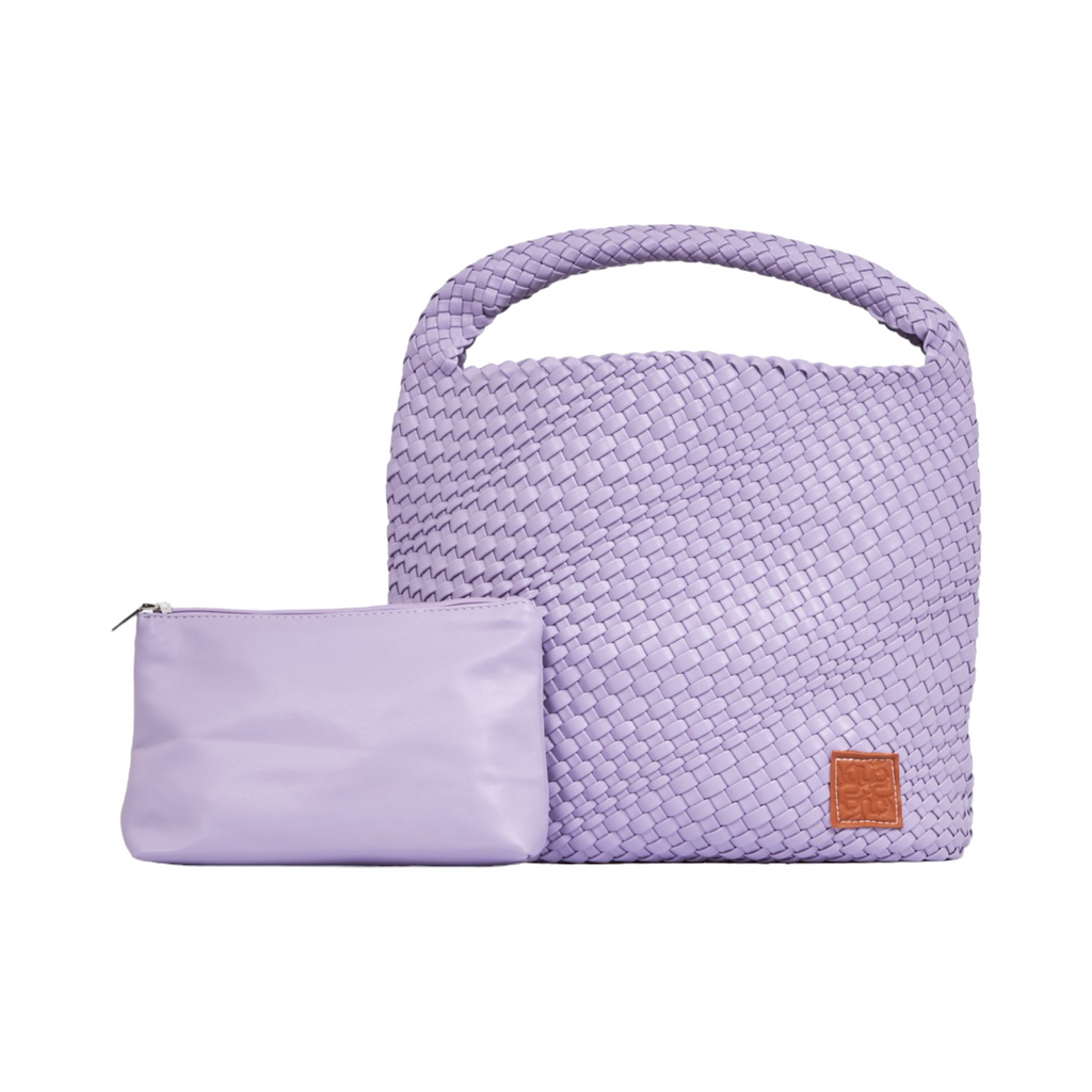 Woven Tote Bag L - Lavender