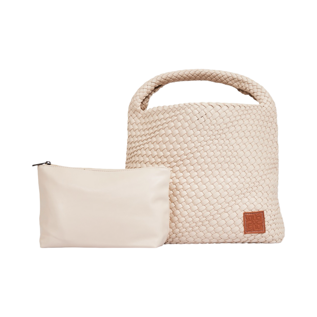 Woven Tote Bag L - Ivory