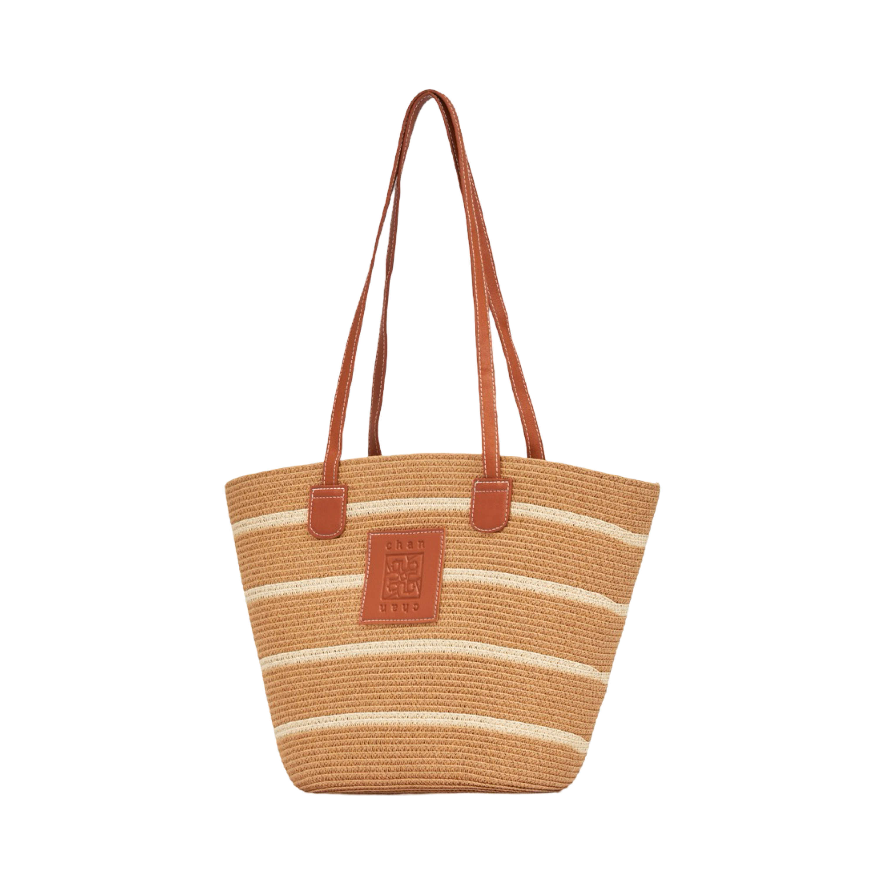 Everyday Earth – Stripe Tote Bag – Brown White