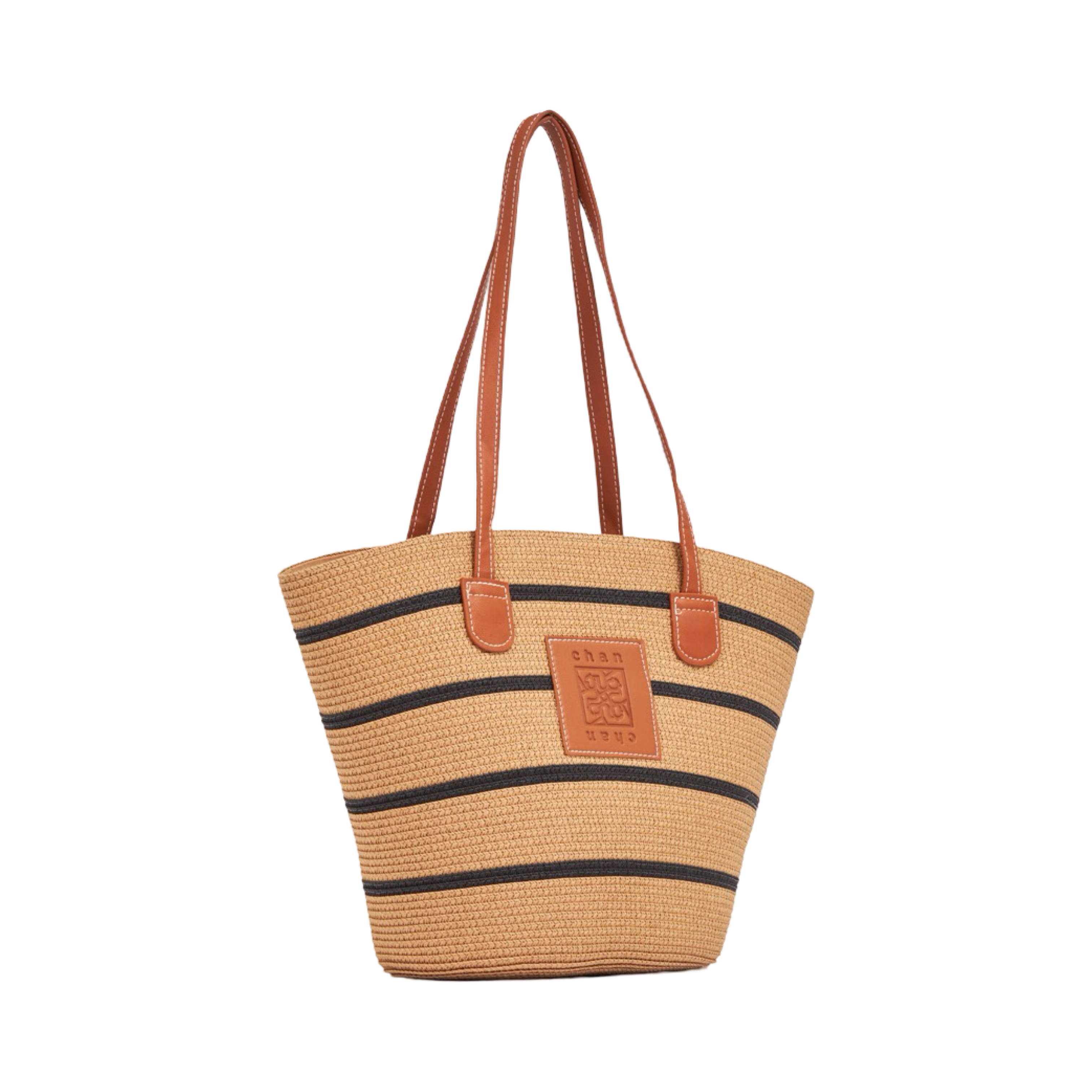 Everyday Earth – Stripe Tote Bag – Brown Black