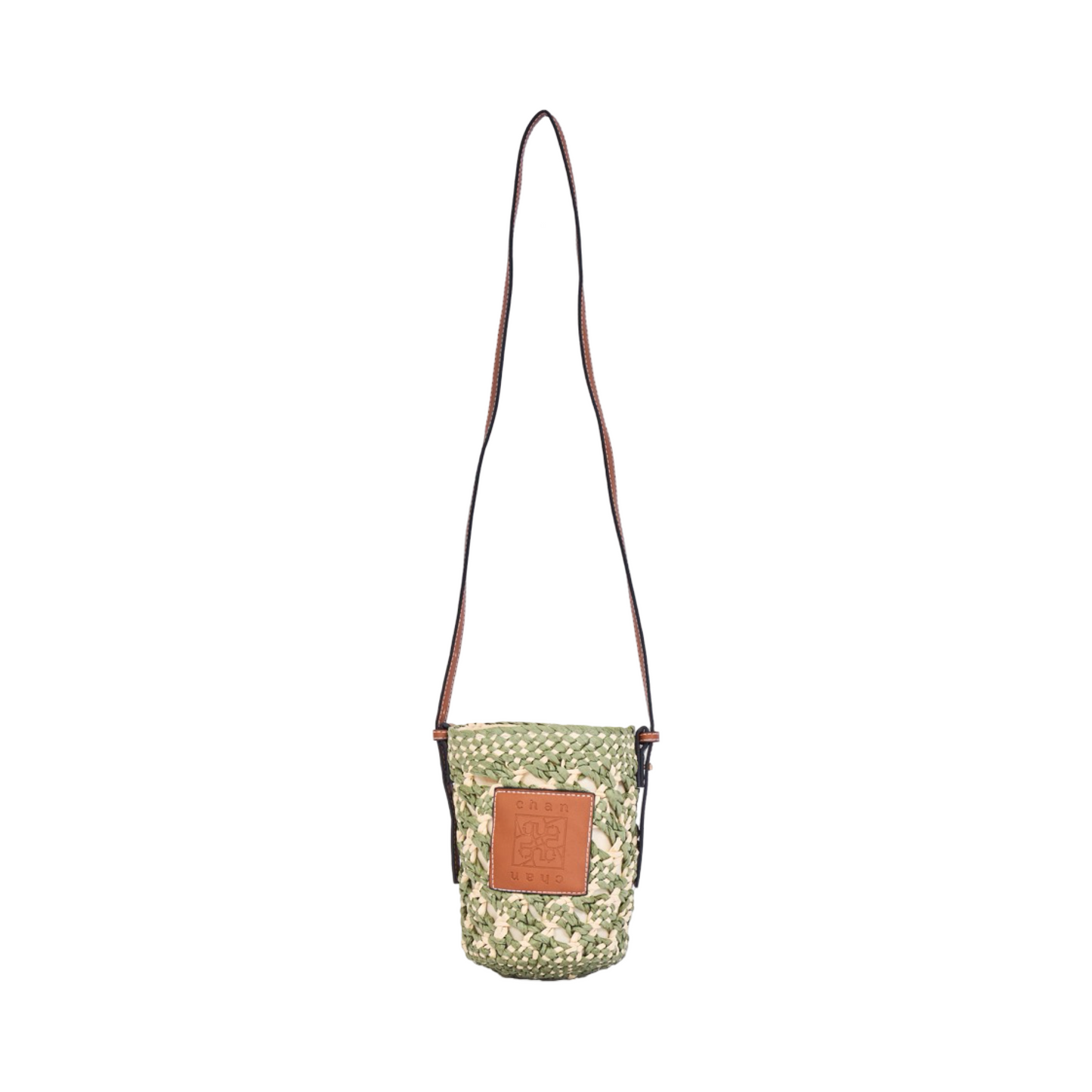 Everyday Earth – Straw Mini Crossbody Bag – Green
