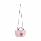 Signature Weave – Crossbody Bag – Rose Quartz