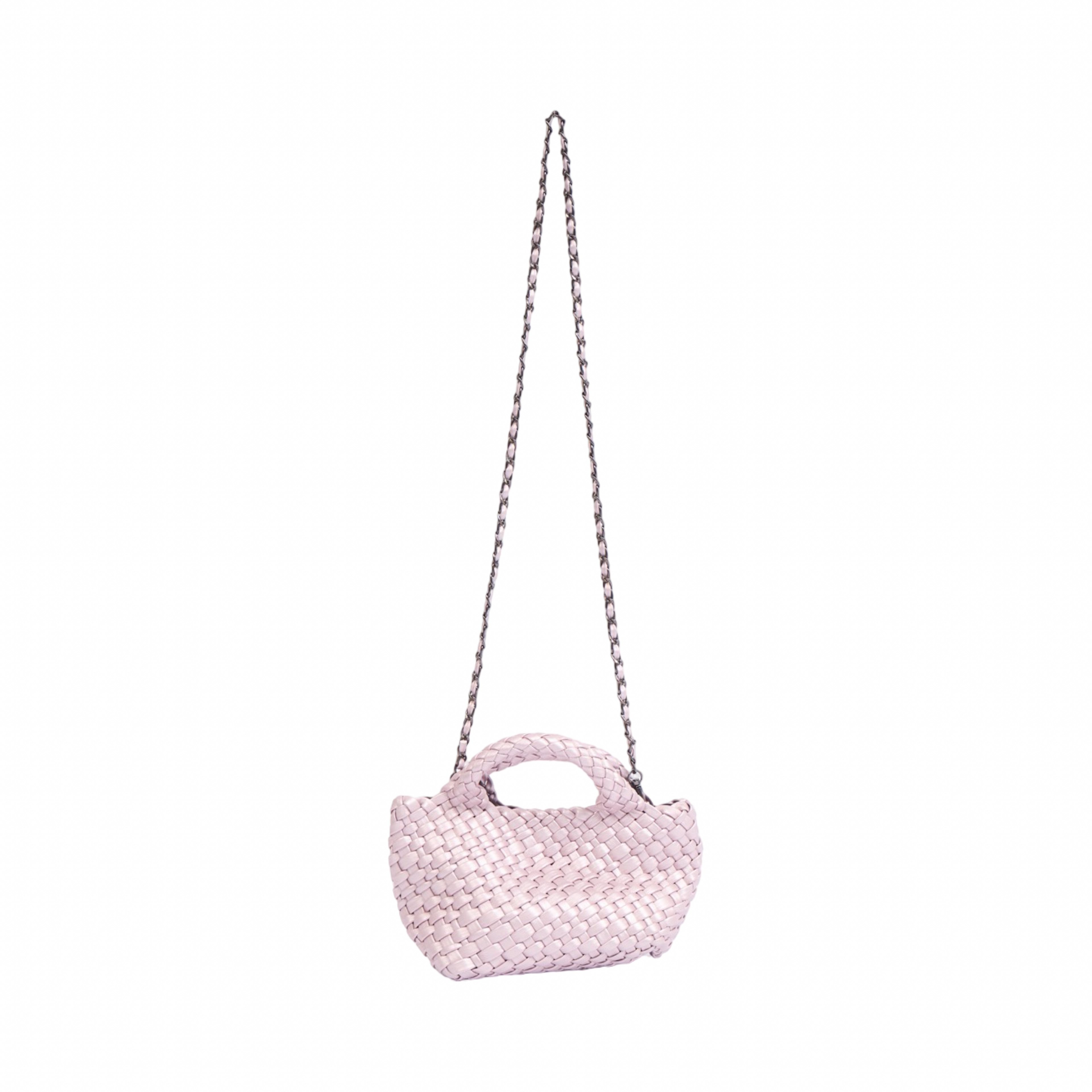 Signature Weave – Crossbody Bag – Rose Quartz