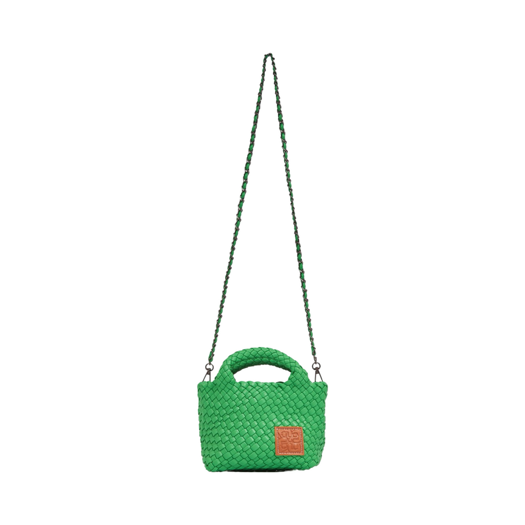 Woven Crossbody Bag S - Green
