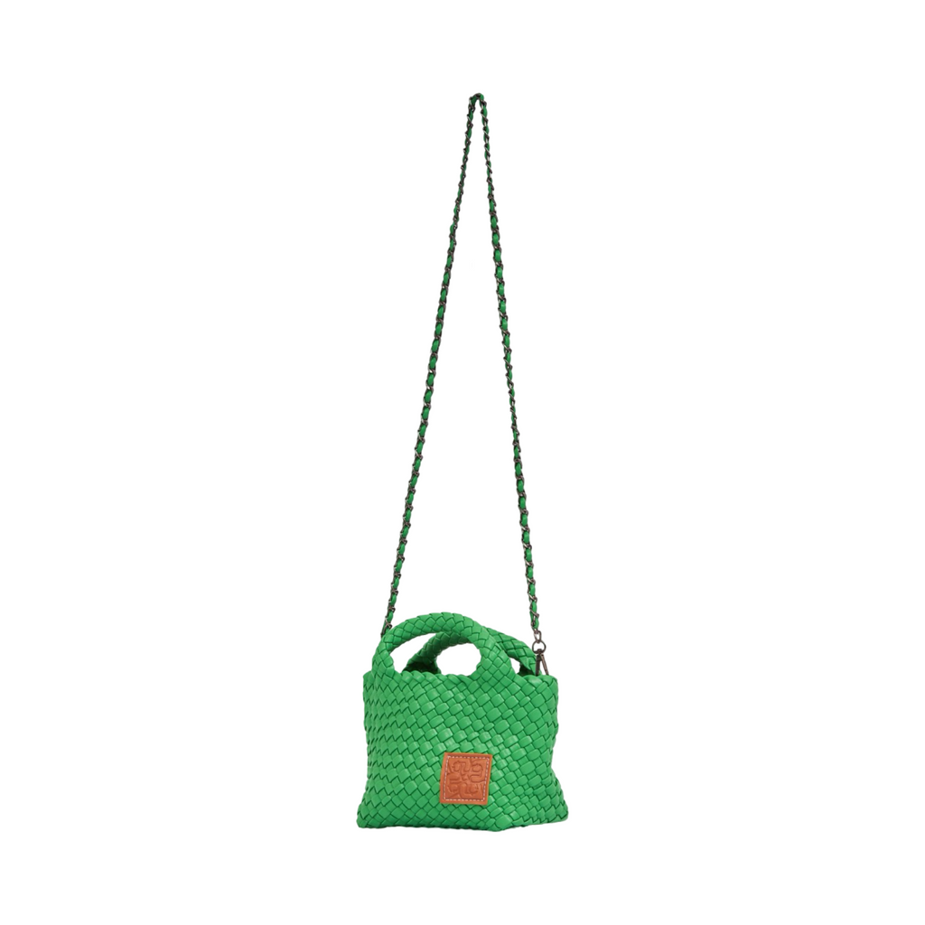 Woven Crossbody Bag S - Green