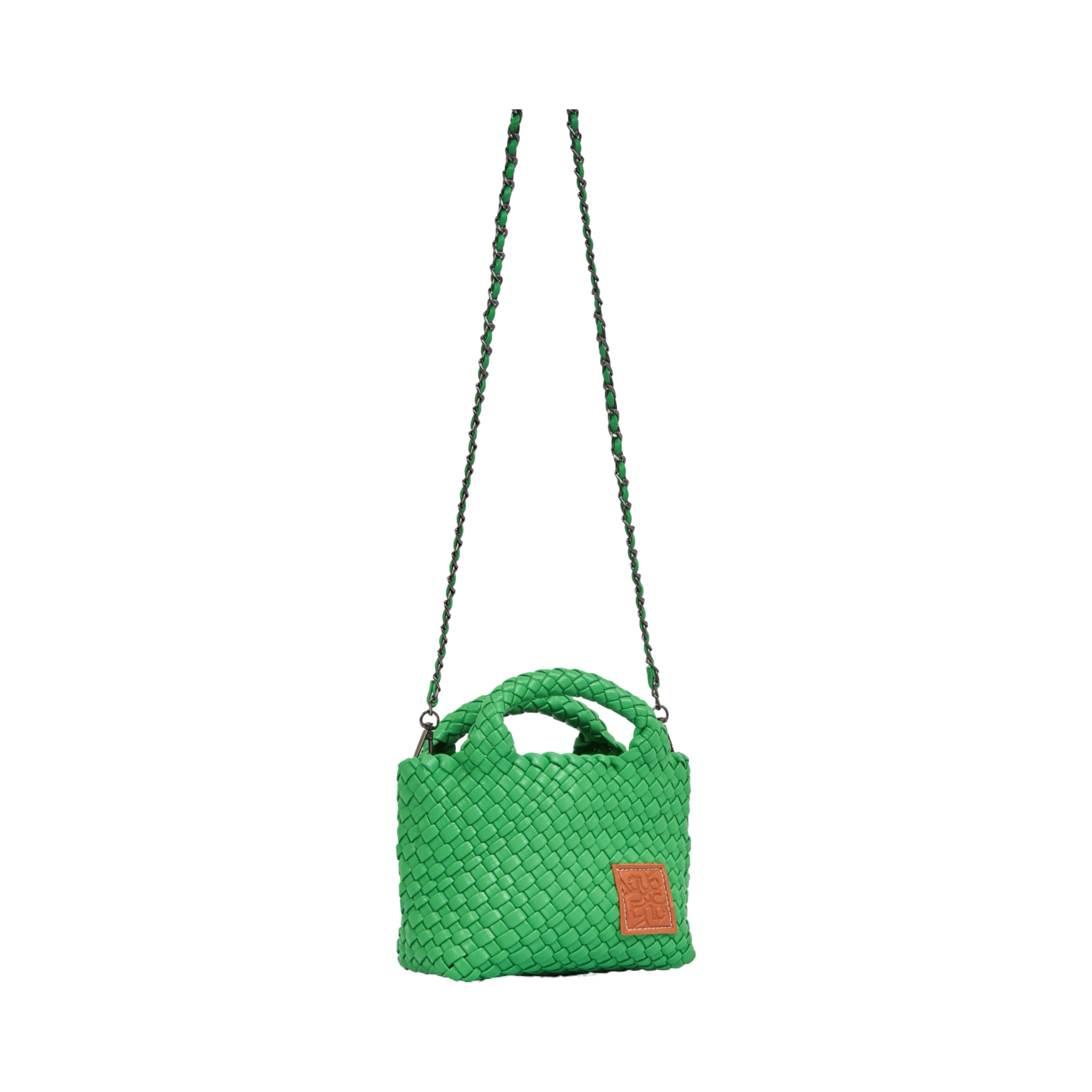 Woven Crossbody Bag S - Green