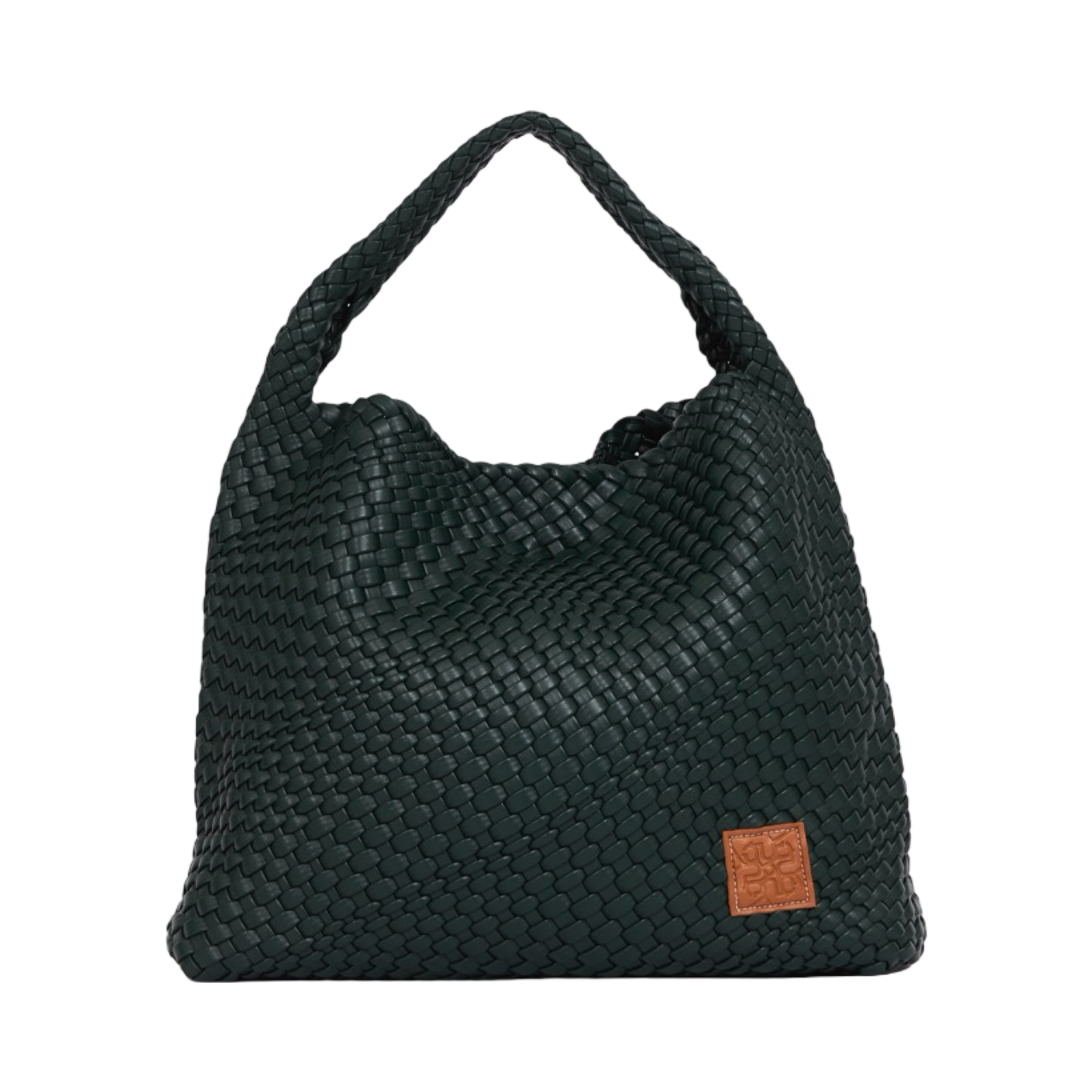Woven Tote Bag XL - Royal Green