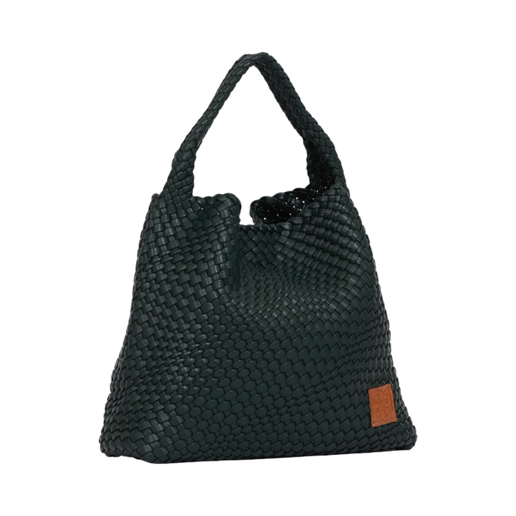 Woven Tote Bag XL - Royal Green