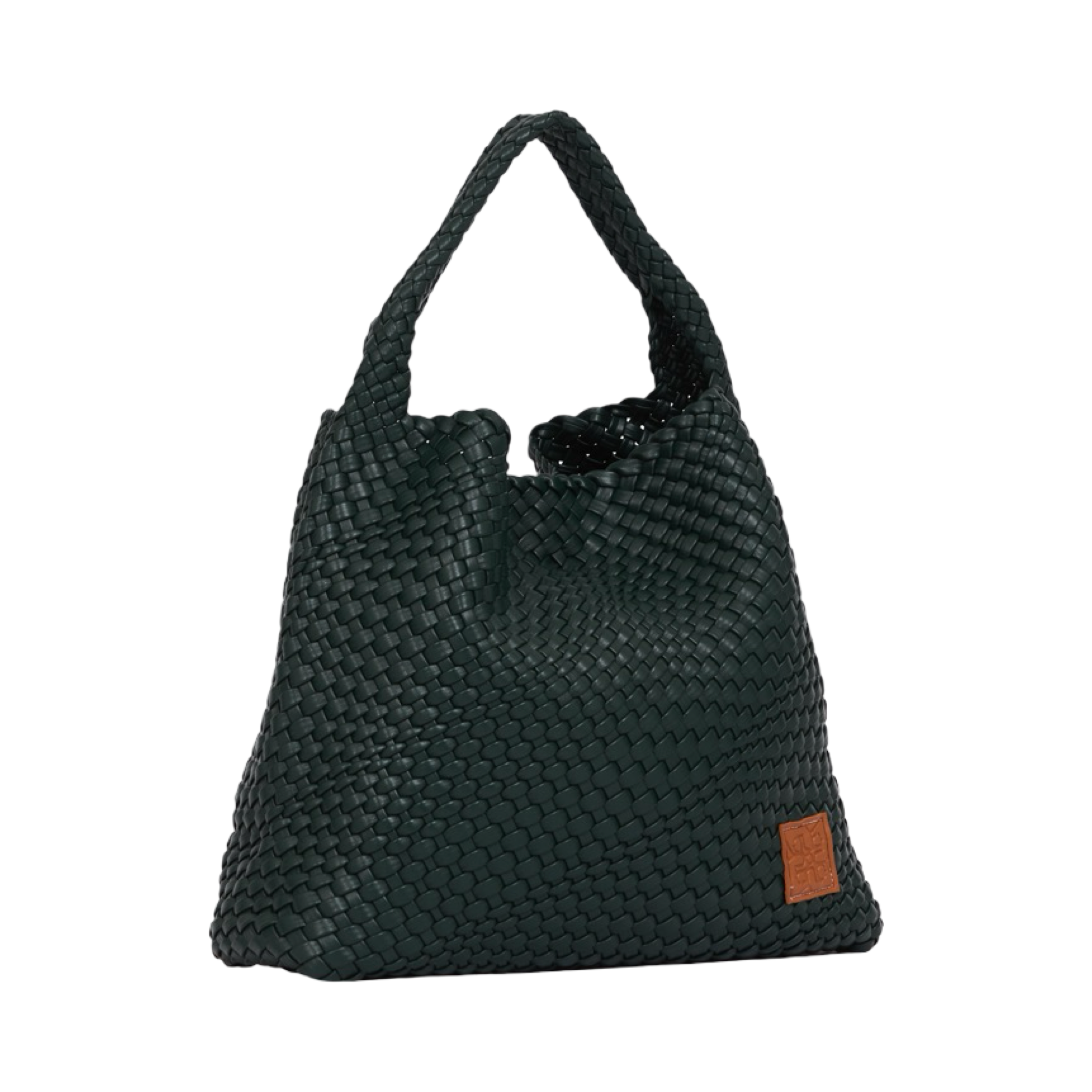 Woven Tote Bag XL - Royal Green