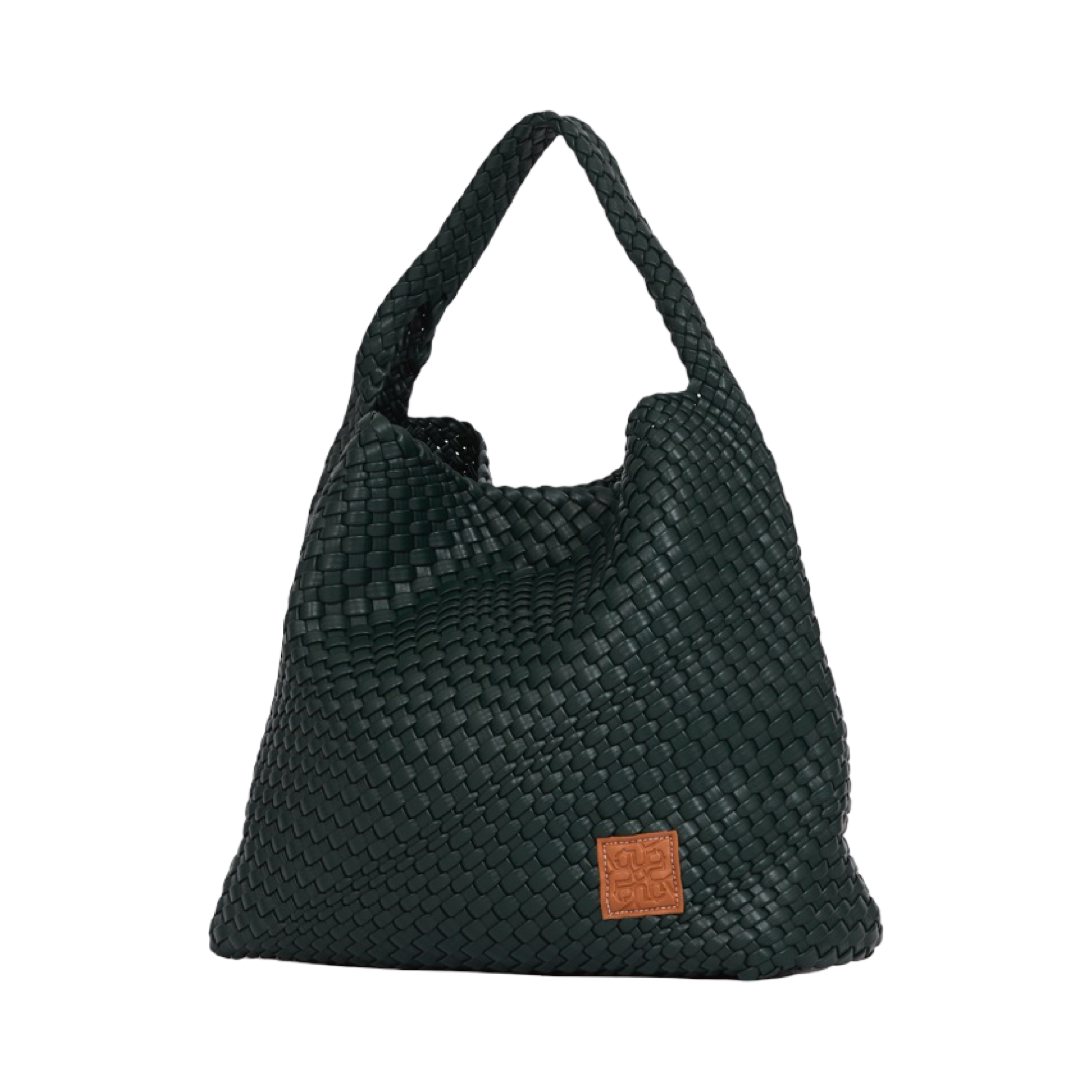 Woven Tote Bag XL - Royal Green