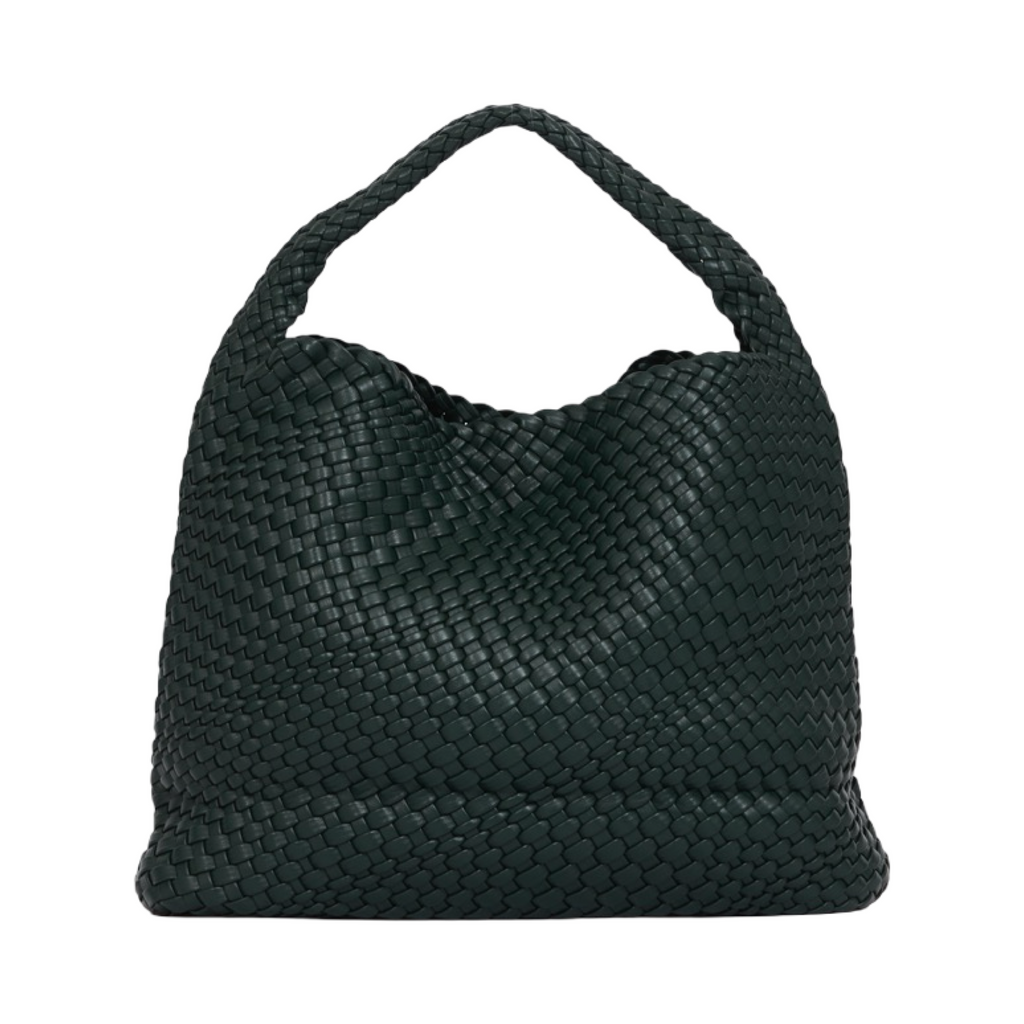 Woven Tote Bag XL - Royal Green