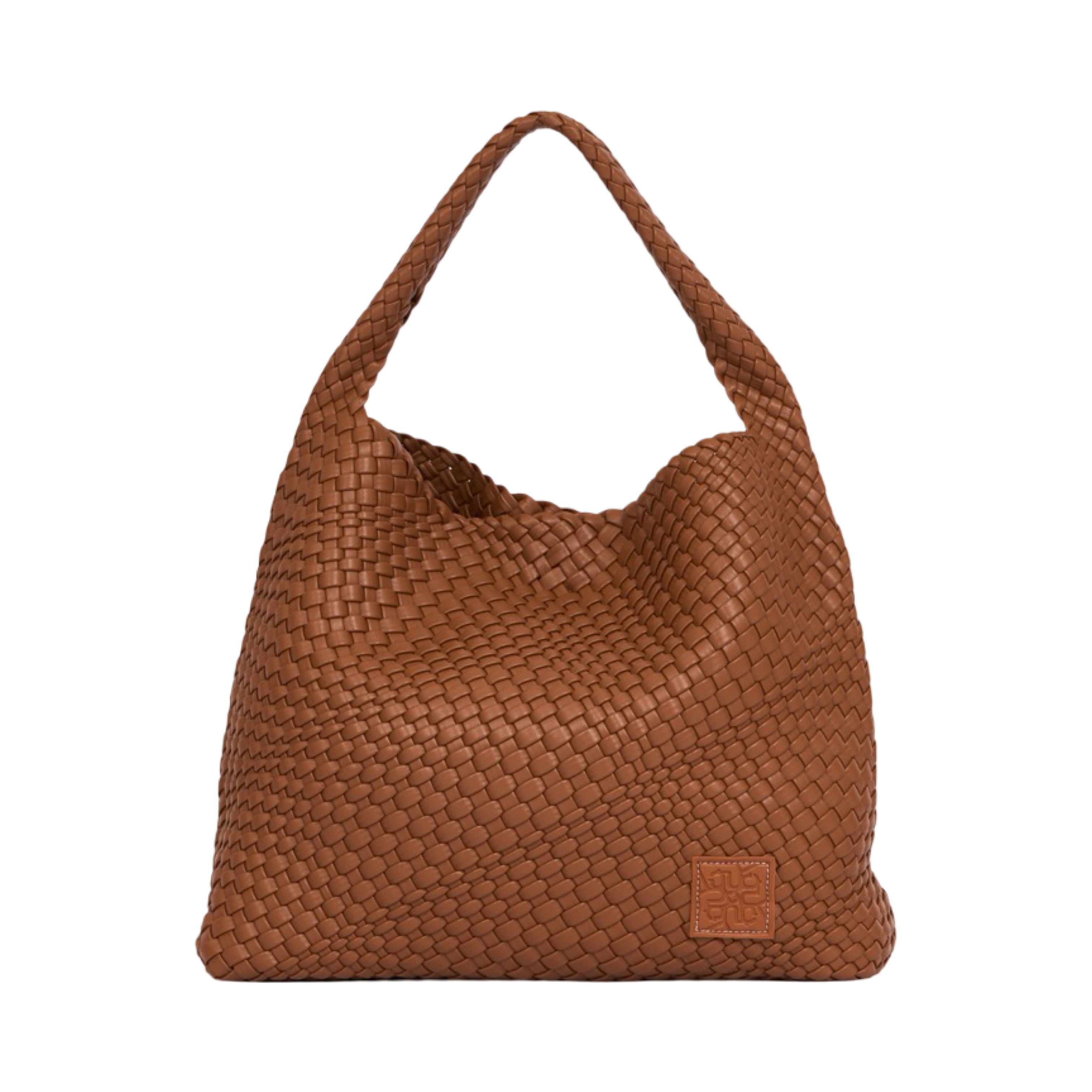 Woven Tote Bag XL - Brown