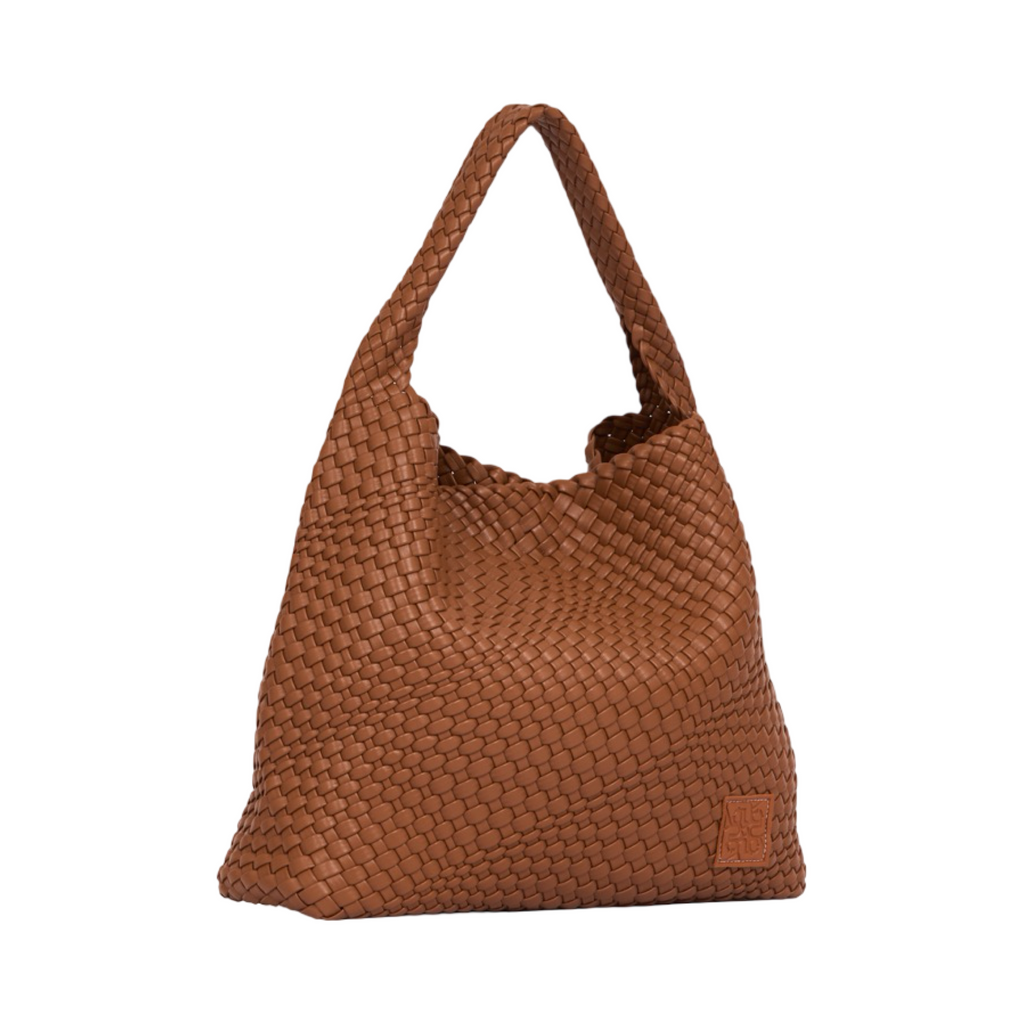 Woven Tote Bag XL - Brown