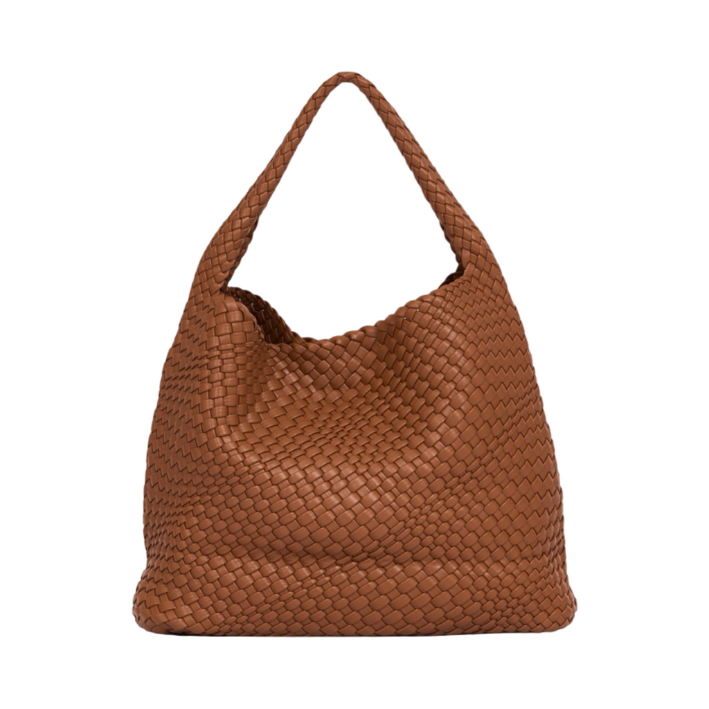 Woven Tote Bag XL - Brown