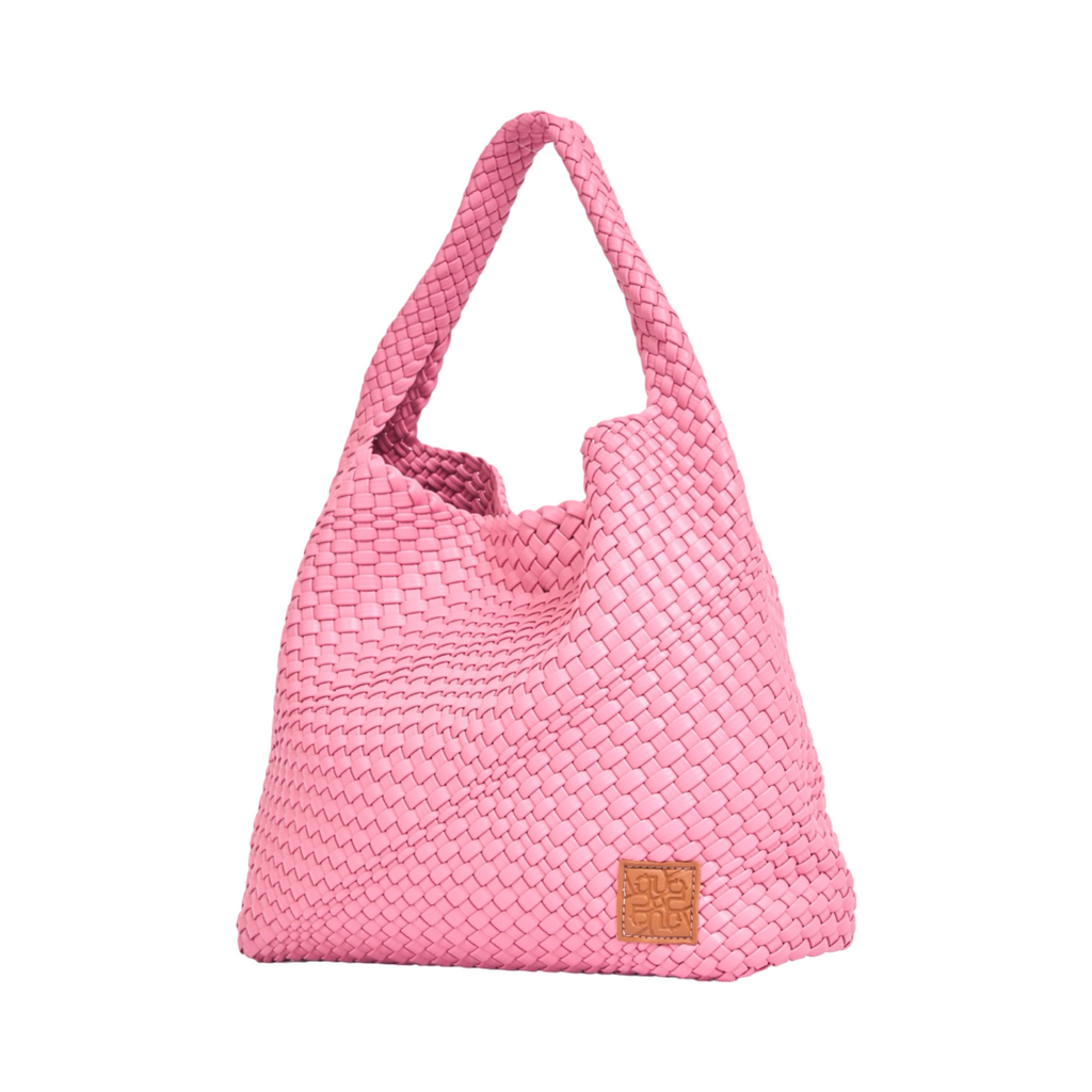 Woven Tote Bag XL – Blush Pink