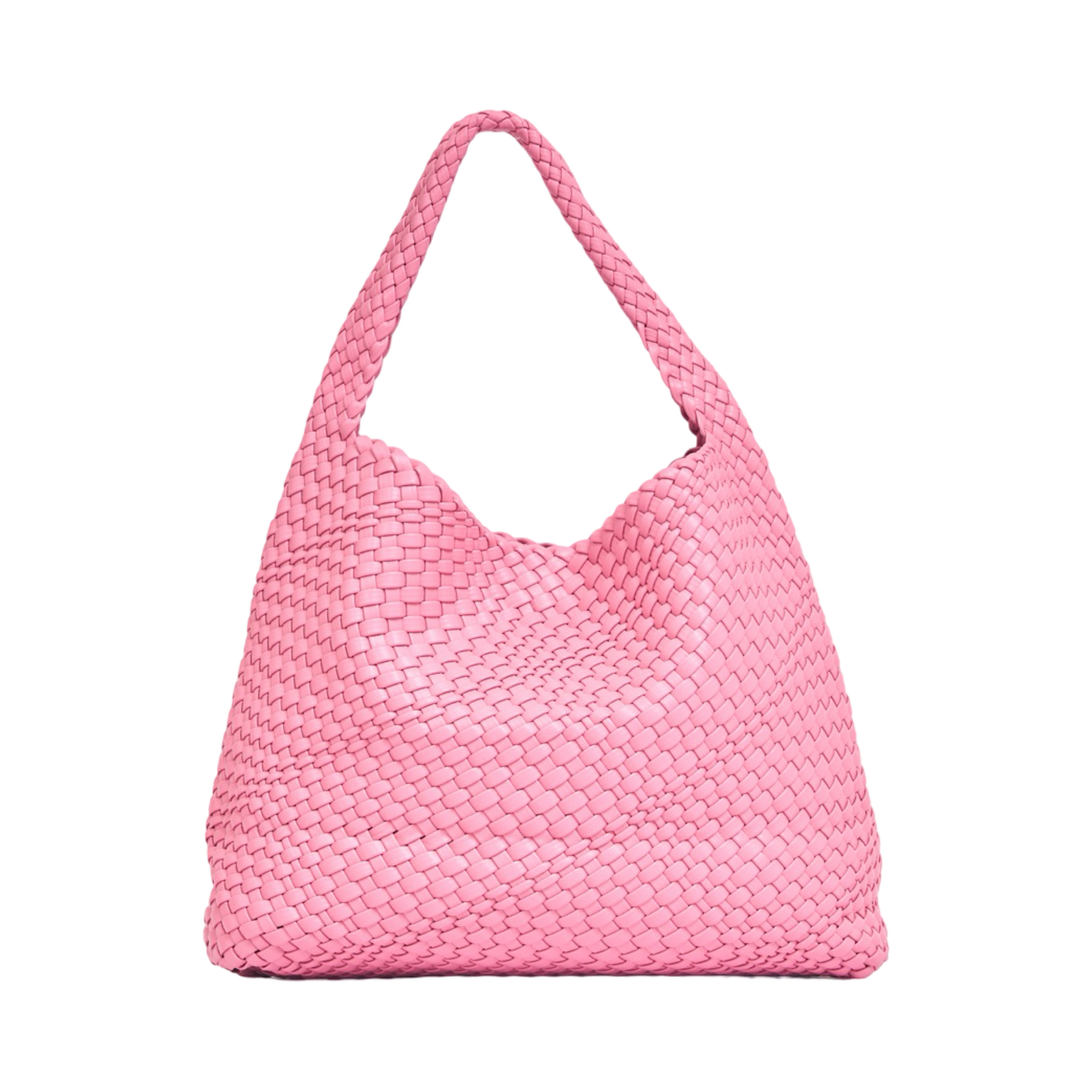 Woven Tote Bag XL – Blush Pink