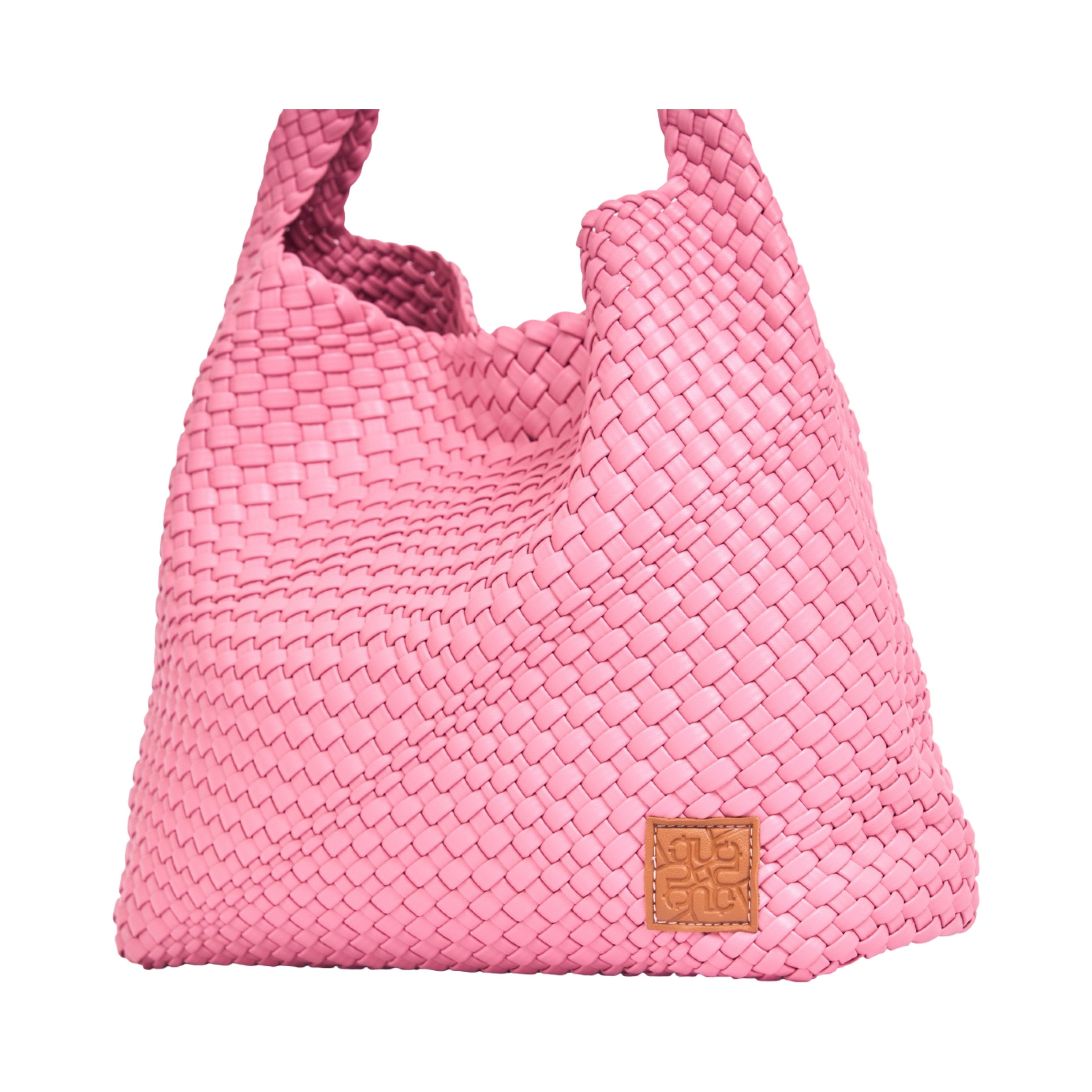 Woven Tote Bag XL – Blush Pink