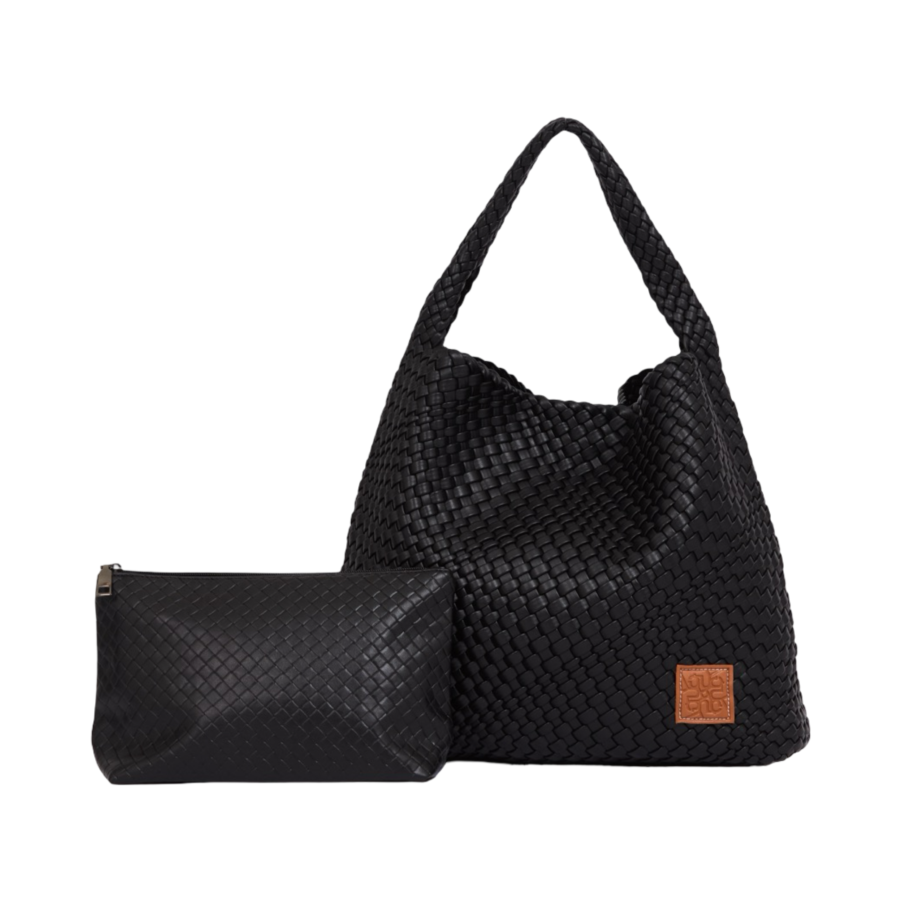 Woven Tote Bag XL - Black