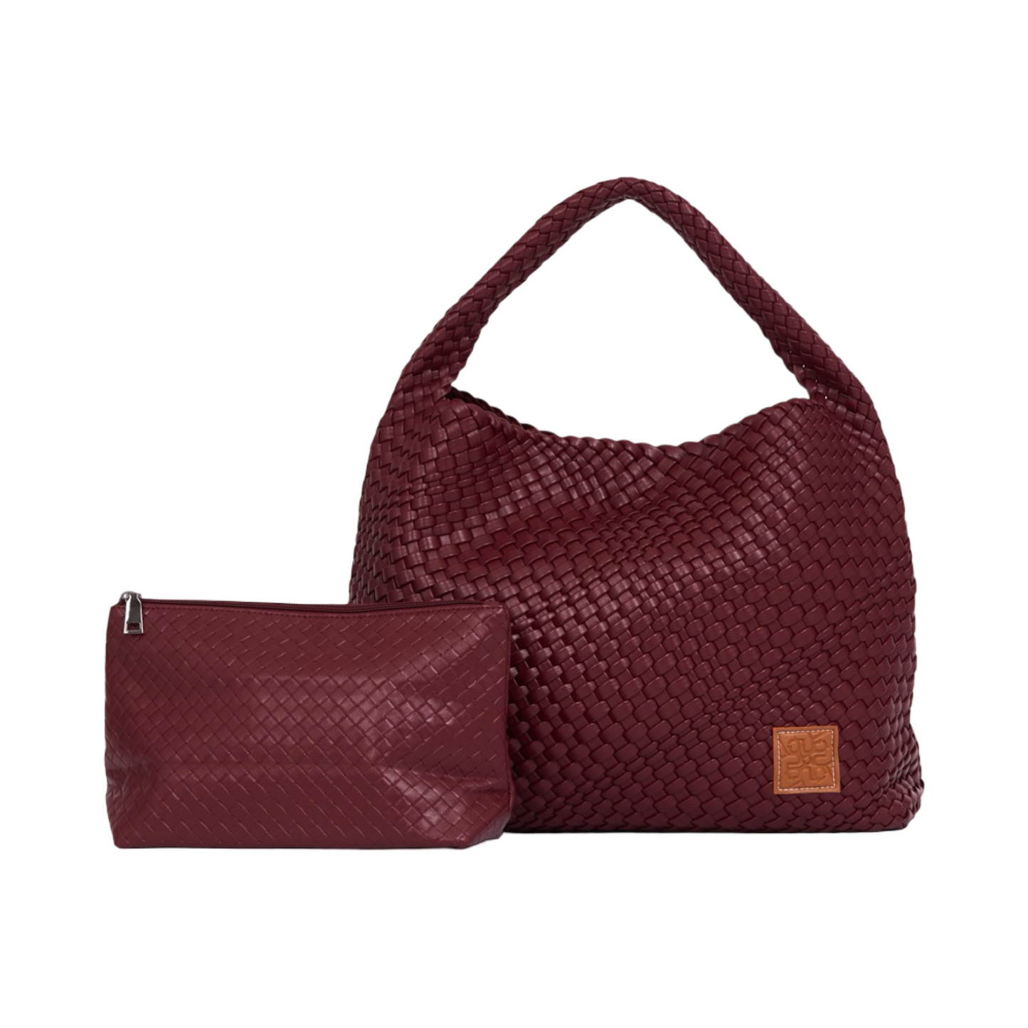 Woven Tote Bag XL - Dark Chocolate