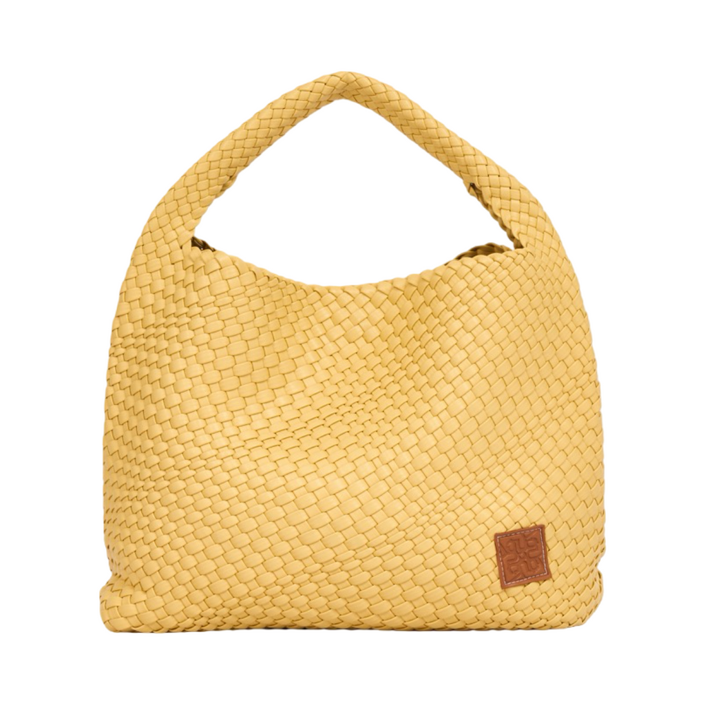 Woven Tote Bag XL - Yellow