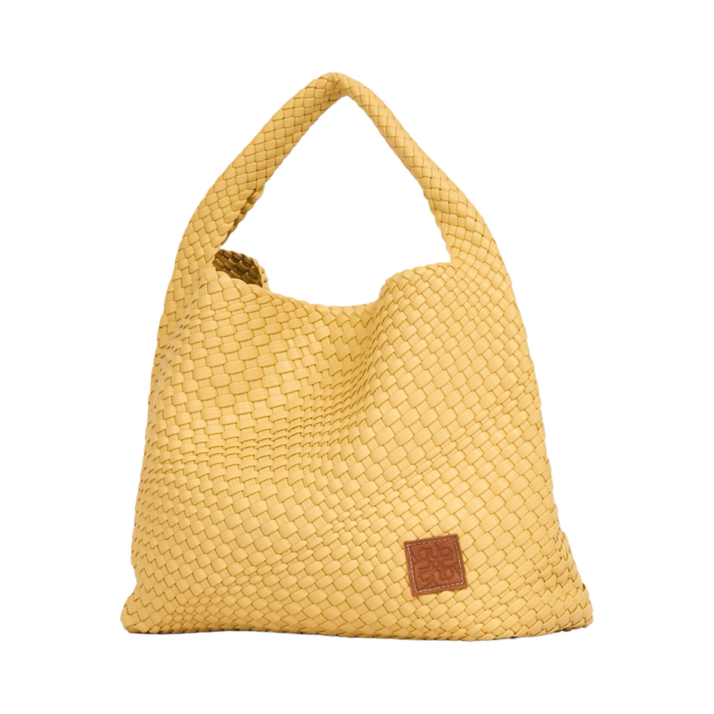 Woven Tote Bag XL - Yellow