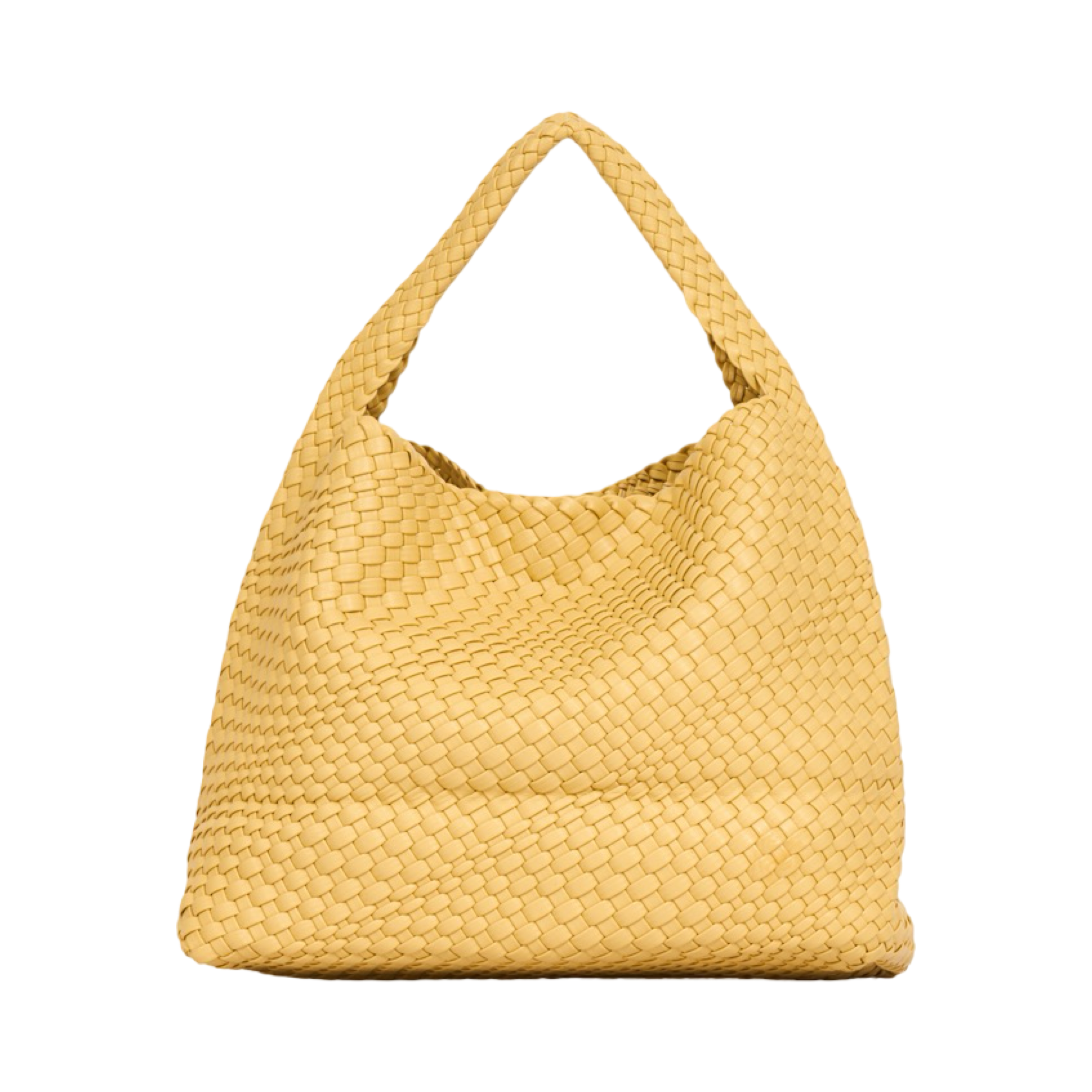 Woven Tote Bag XL - Yellow