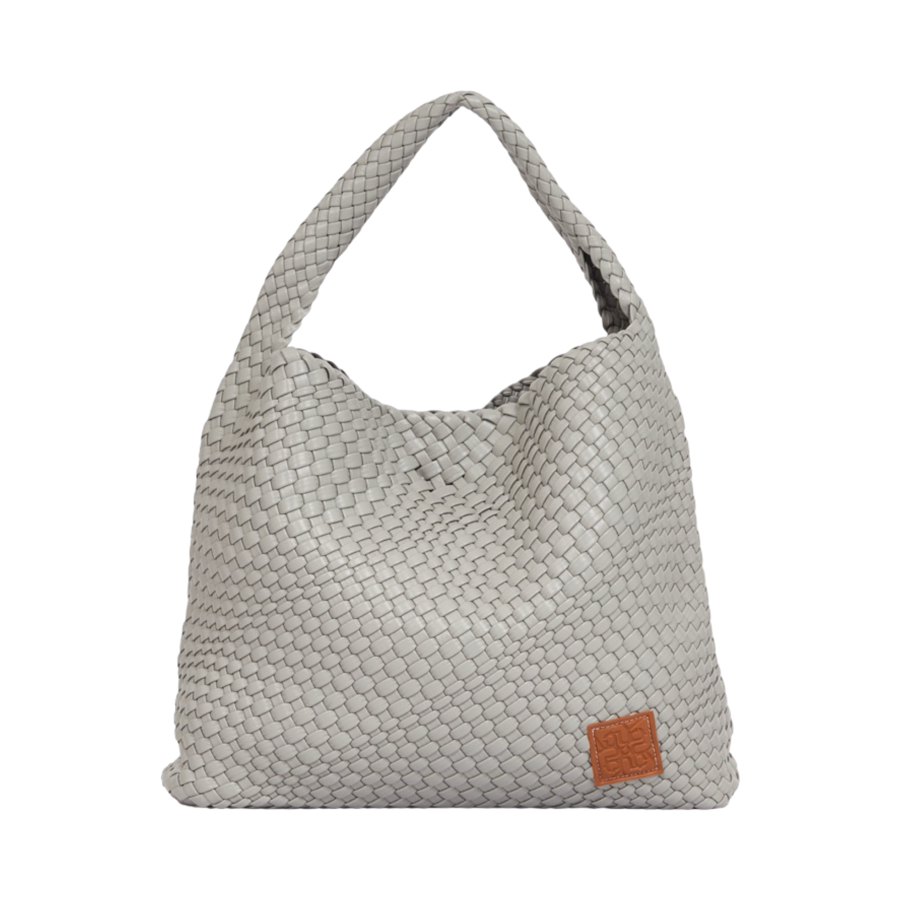 Woven Tote Bag XL - Smoky Light Grey
