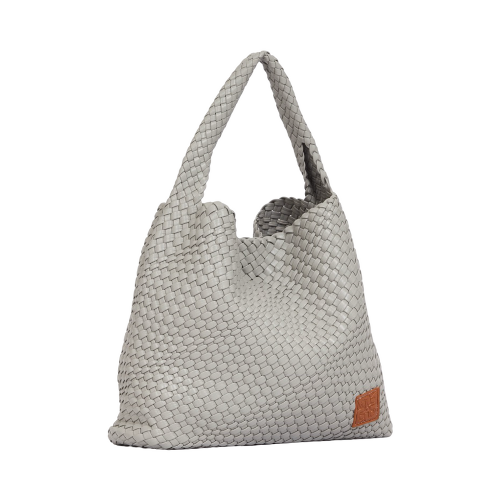 Woven Tote Bag XL - Smoky Light Grey