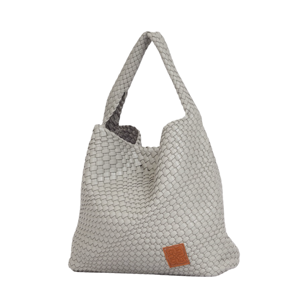 Woven Tote Bag XL - Smoky Light Grey