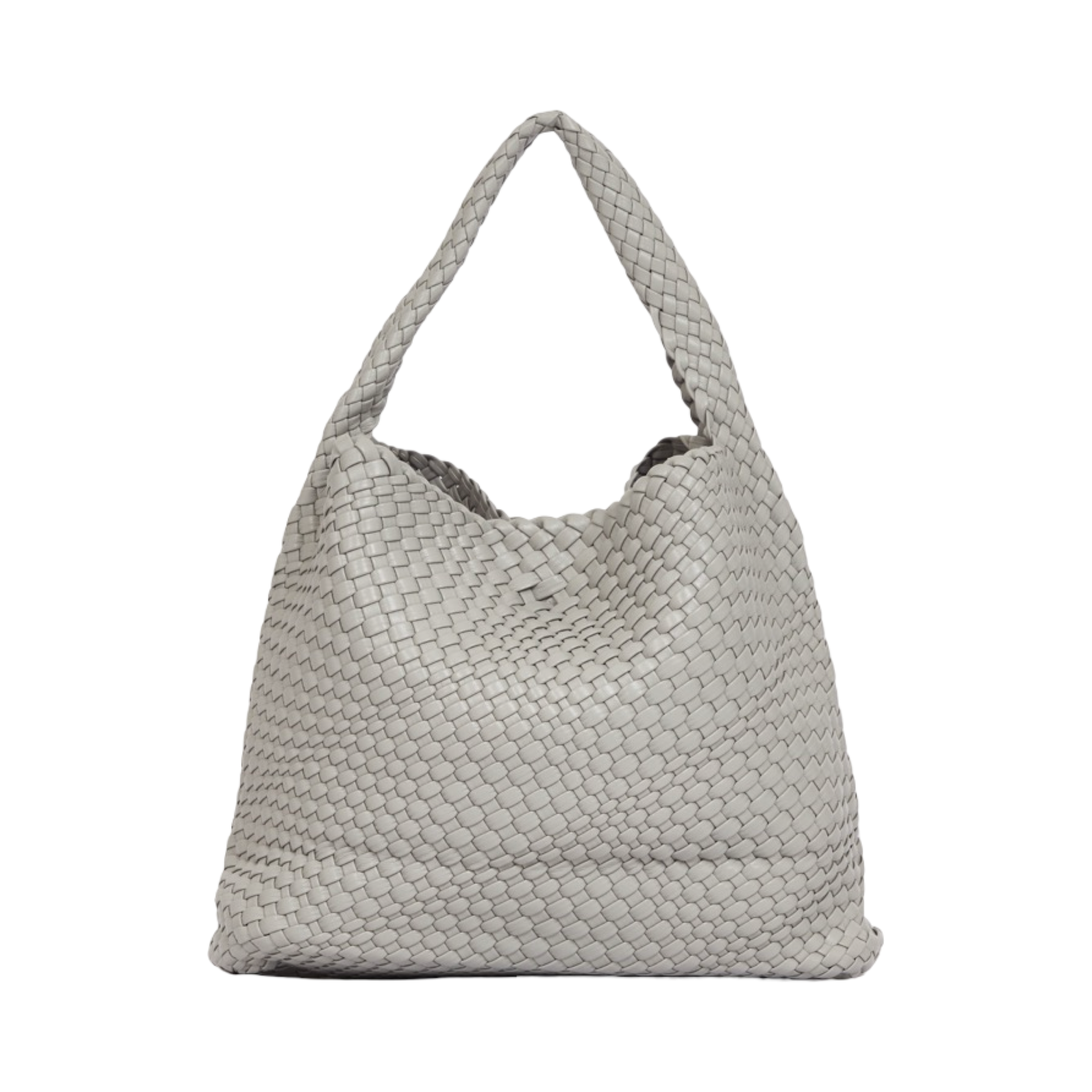 Woven Tote Bag XL - Smoky Light Grey