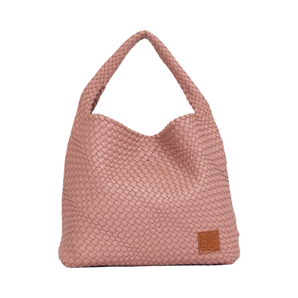 Woven Tote Bag XL - Dusty Rose