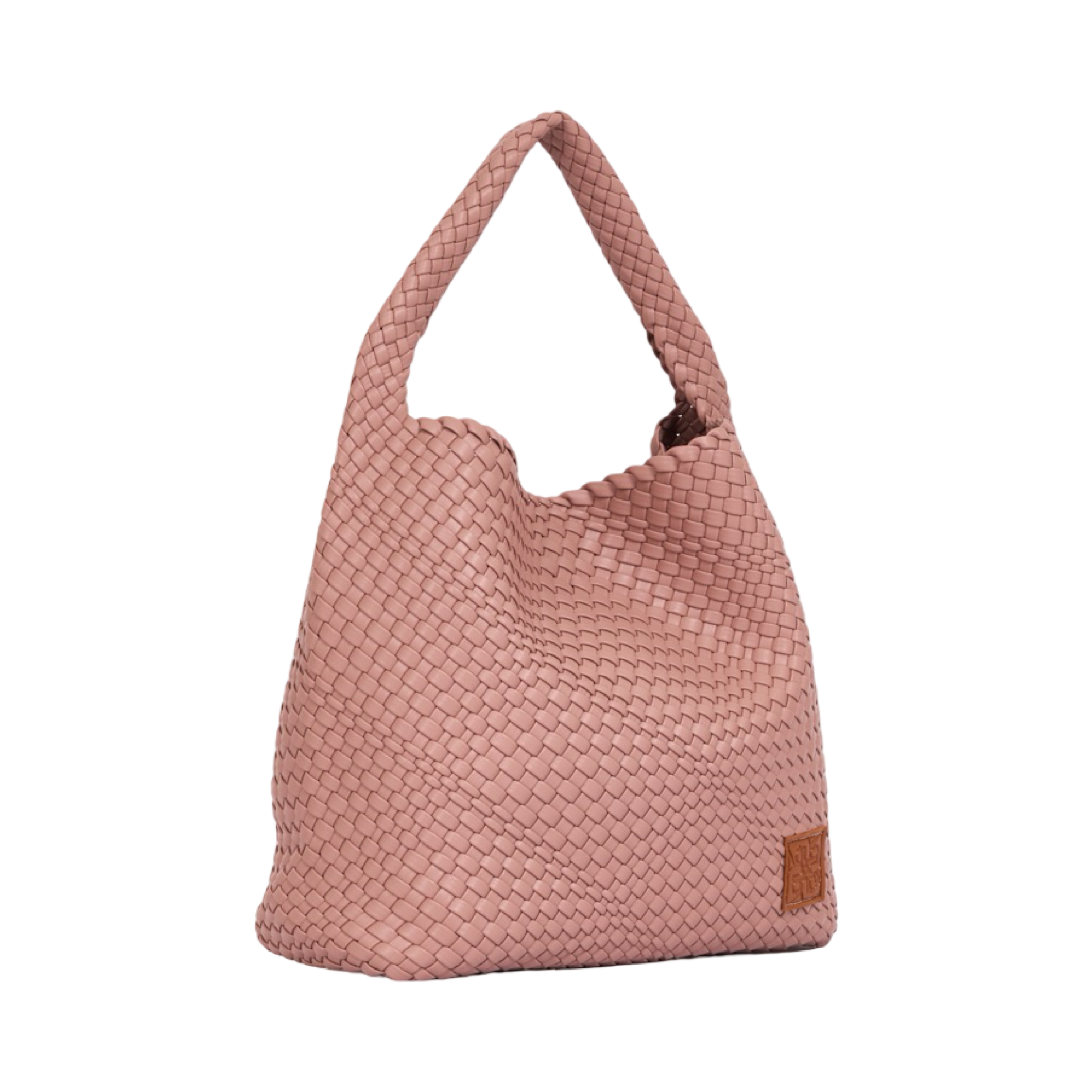 Woven Tote Bag XL - Dusty Rose