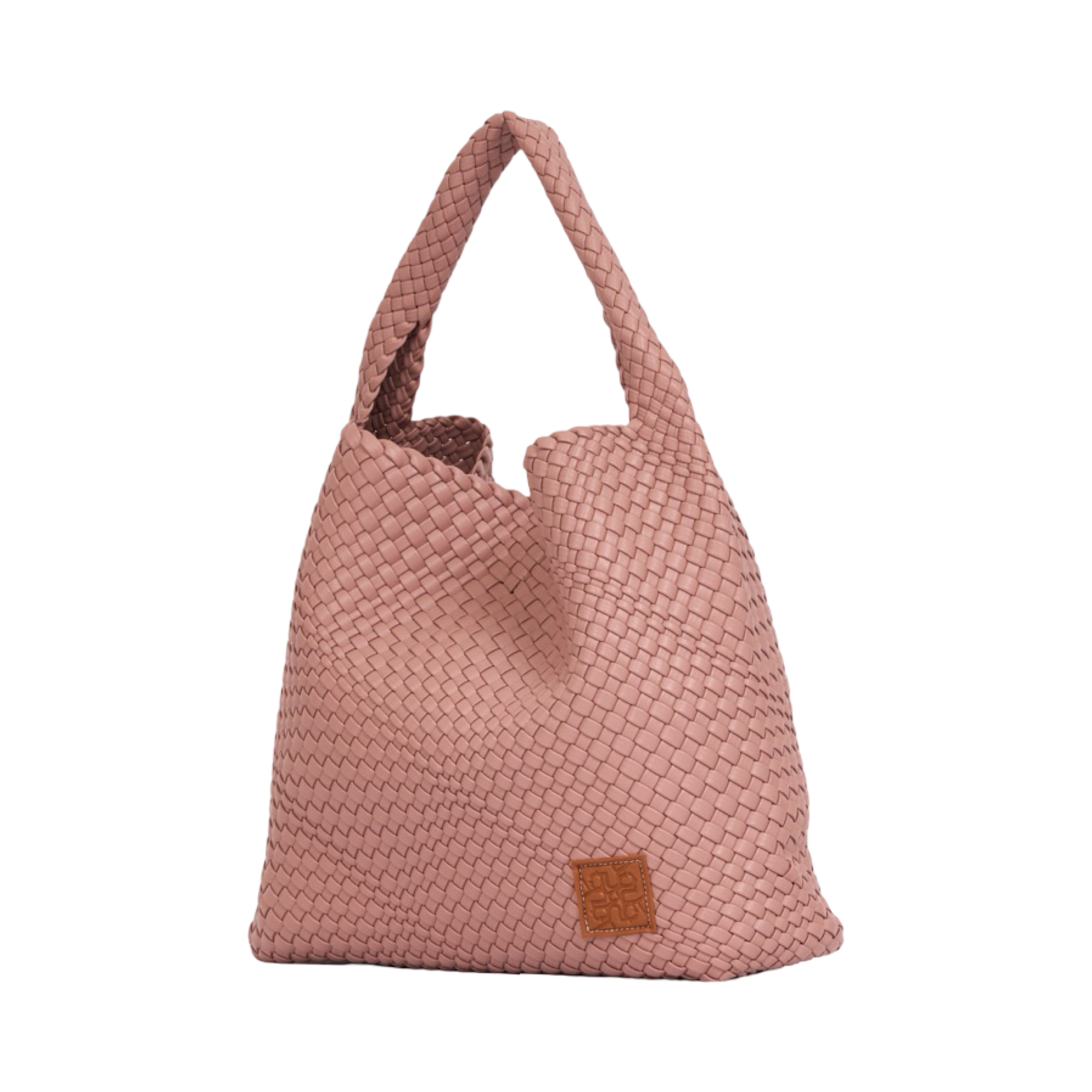 Woven Tote Bag XL - Dusty Rose