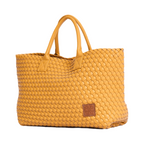 Woven Tote Bag - Yellow