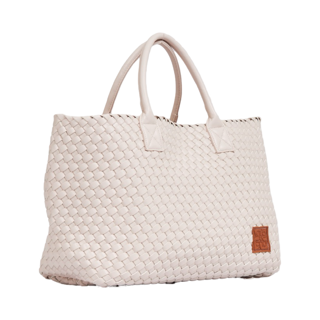 Woven Tote Bag - Ivory