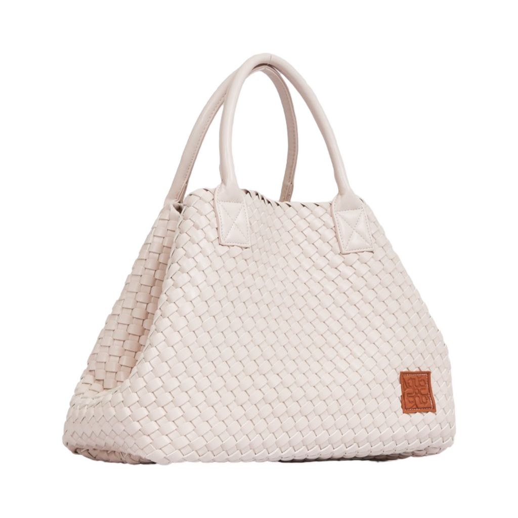 Woven Tote Bag - Ivory